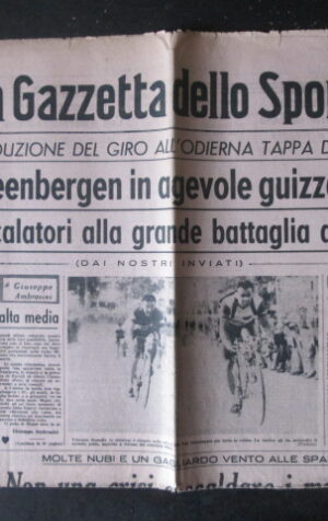 CORRIERE DELLO SPORT 123 1952 RIK VAN STEENBERGEN VINCENZO ROSSELLO [TR23]