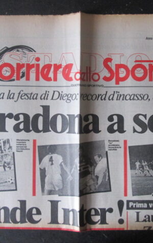 CORRIERE DELLO SPORT 195 1984 MARADONA BECCALOSSI NIKI LAUDA [TR23]