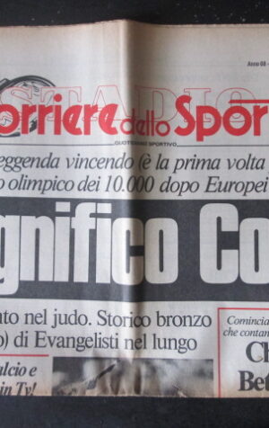 CORRIERE DELLO SPORT 186 1984 GAMBA PIETRO MENNEA BETTEGA [TR23]