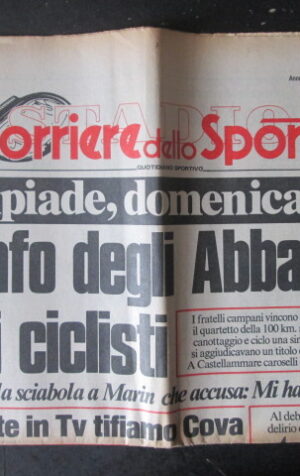 CORRIERE DELLO SPORT 184 1984 TRIONFO DEGLI ABBAGNALE LEWIS [TR23]