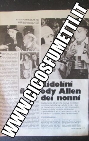 RITAGLIO CLIPPING RIDOLINI 1 PAGINA  [MV19M-6]