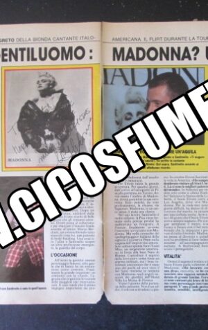 RITAGLIO CLIPPING MADONNA 2 PAGINE  [MV19M-6]