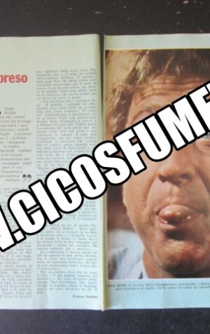 RITAGLIO CLIPPING GENE WYLDER 2 PAGINE  [MV19M-6]