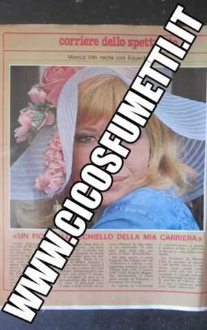 RITAGLIO CLIPPING MONICA VITTI 1 PAGINA  [MV19M-6]