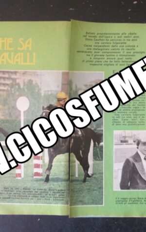 RITAGLIO CLIPPING STEVE CAUTHEN 4 PAGINE  [MV19M-6]