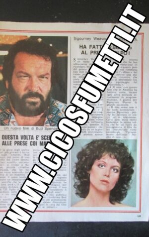RITAGLIO CLIPPING BUD SPENCER 1 PAGINA  [MV19M-6]