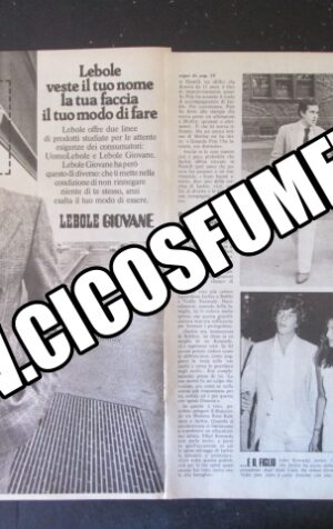 RITAGLIO CLIPPING JACQUELINE KENNEDY 3 PAGINE  [MV19M-6]