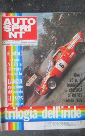 AUTOSPRINT 46 1975 LANCIA STRATOS CAMPIONE DEL MONDO 1975  [TR1A]