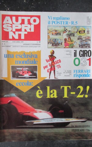 AUTOSPRINT 43 1975 FERRARI T2 1976   [TR1A]