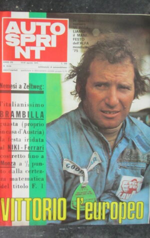 AUTOSPRINT 33-34 1975 VITTORIO BRAMBILLA NIKI LAUDA  [TR1A]