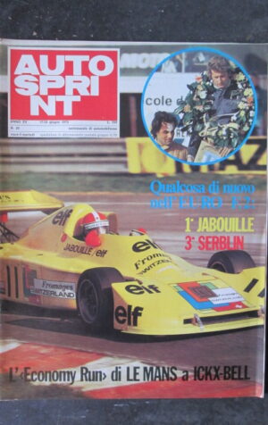 AUTOSPRINT 25 1975 JABOUILLE SERBLIN   [TR1A]