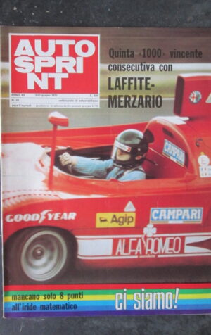 AUTOSPRINT 23 1975 NIKI LAUDA FERRARI LAFFITE MERZARIO  [TR1A]