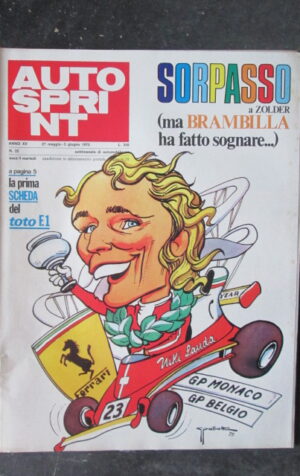 AUTOSPRINT 22 1975 NIKI LAUDA FERRARI  [TR1A]