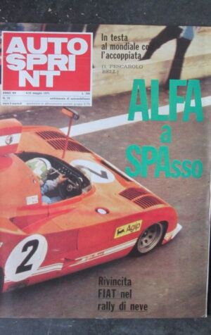 AUTOSPRINT 19 1975 FIAT RALLY DI NEVE GRAN PREMIO DI SPAGNA [TR1A]