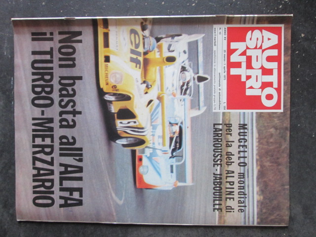 AUTOSPRINT 13 1975 ALFA MERZARIO MUGELLO [TR1A]
