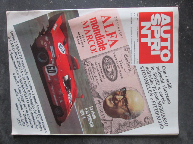 AUTOSPRINT 7 1975 ALFA 33TT12 PORSCHE 908/4 [TR1A]