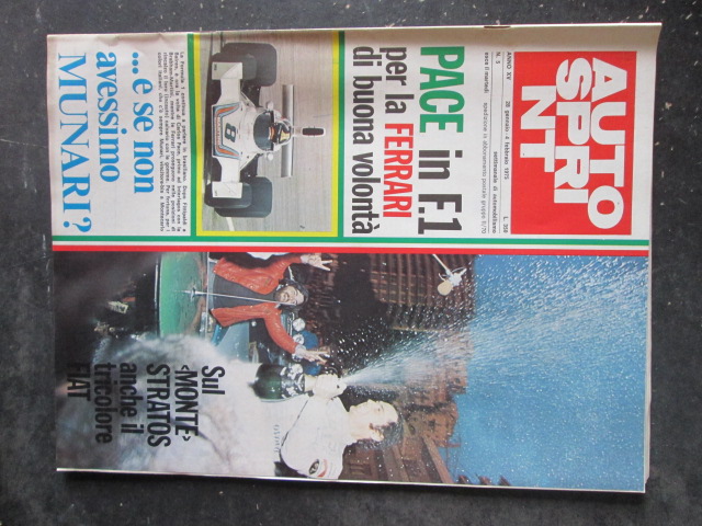 AUTOSPRINT 5 1975 FITTIPALDI MUNARI LANCIA STRATOS BAIRES [TR1A]