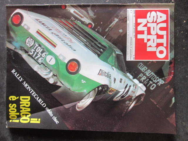AUTOSPRINT 4 1975 RALLY MONTECARLO LANCIA STRATOS [TR1A]