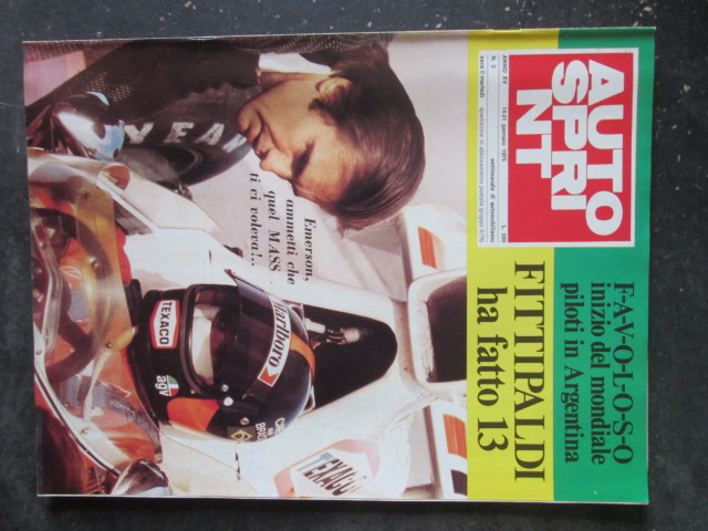 AUTOSPRINT 3 1975 EMERSON FITTIPALDI [TR1A]