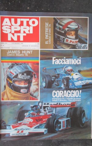 AUTOSPRINT 49 1976 JAMES HUNT FIERA BOLOGNA PATRESE [TR1A]