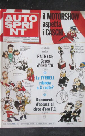 AUTOSPRINT 48 1976 PATRESE CASCO D' ORO TYRRELL [TR1A]