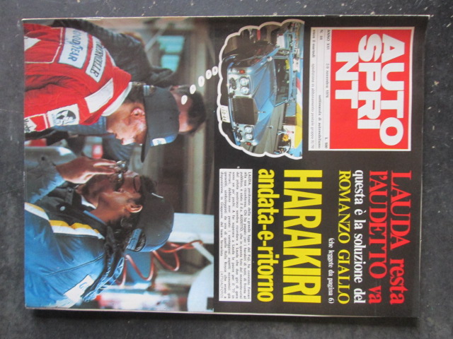 AUTOSPRINT 44 1976 HARAKIRI NIKI LAUDA FERRARI AUDETTO [TR1A]
