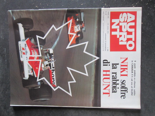 AUTOSPRINT 40 1976 NIKI LAUDA HUNT [TR1A]