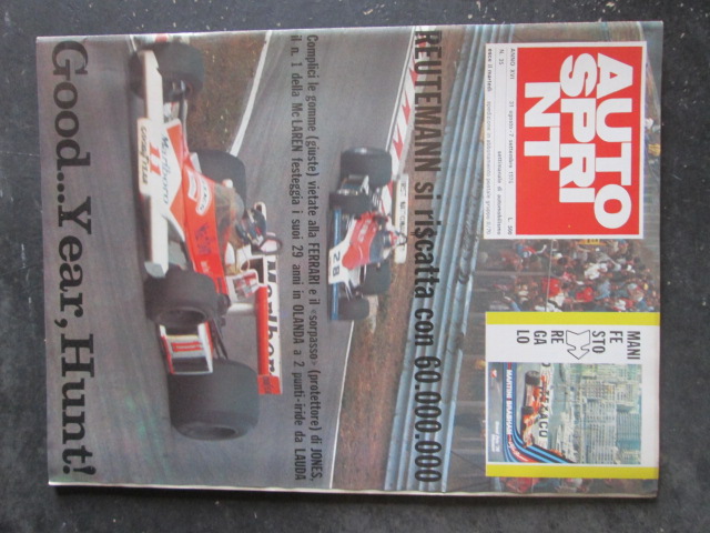 AUTOSPRINT 35 1976 REUTEMANN JONES N1 McLAREN HUNT [TR1A]
