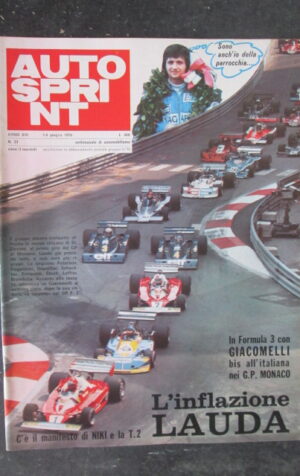 AUTOSPRINT 23 1976 NIKI LAUDA GP DI MONACO [TR1A]
