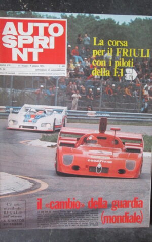 AUTOSPRINT 22 1976 CORSA FRIULI CON I PILOTI DI F1 [TR1A]