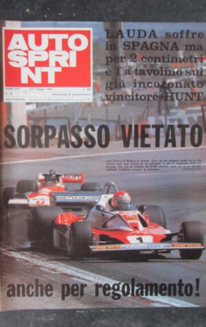 AUTOSPRINT 19 1976 LAUDA HUNT FERRARI GP DI SPAGNA [TR1A]