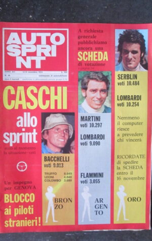 AUTOSPRINT 46 1974 SERBLIN LOMBARDI MARTINI BACCHELLI [TR1A]