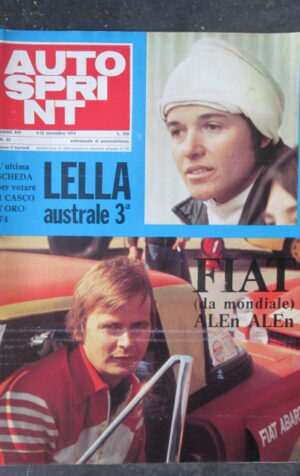 AUTOSPRINT 45 1974 FIAT CASCO D' ORO RONNIE PETERSON [TR1A]