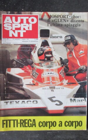 AUTOSPRINT 39 1974 FITTIPALDI REGAZZONI FERRARI [TR1A]