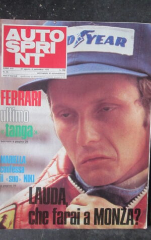 AUTOSPRINT 35 1974 FERRARI NIKI LAUDA FERRARI [TR1A]