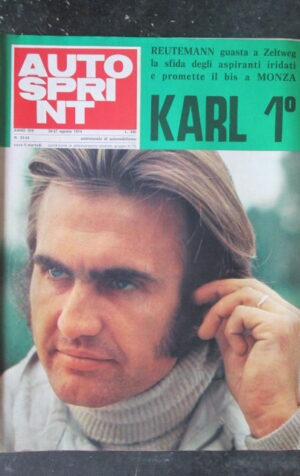 AUTOSPRINT 33-34 1974 REUTEMANN ZELTWEG [TR1A]