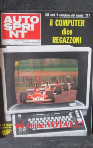 AUTOSPRINT 31 1974 REGAZZONI FITTIPALDI LAUDA SCHECKTER [TR1A]
