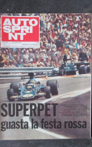 AUTOSPRINT 28 1974 SUPERPET FERRARI RONNIE PETERSON [TR1A]