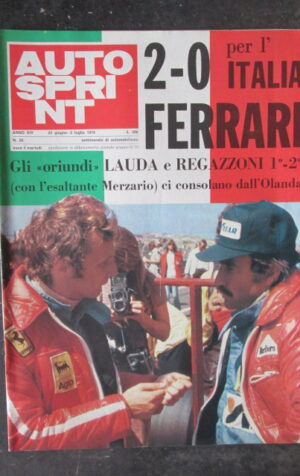 AUTOSPRINT 26 1974 FERRARI LAUDA REGAZZONI [TR1A]