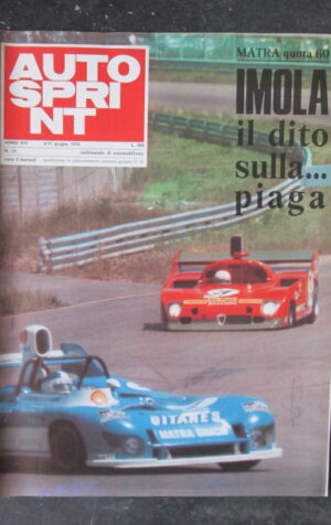 AUTOSPRINT 23 1974 GIRO DI IMOLA [TR1A]