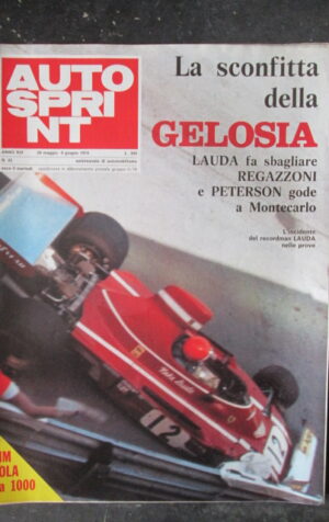 AUTOSPRINT 22 1974 NIKI LAUDA FERRARI REGAZZONI PETERSON [TR1A]