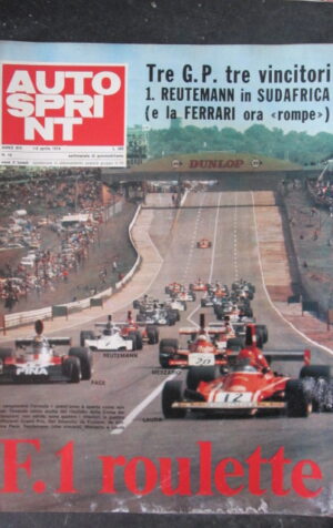AUTOSPRINT 14 1974 REUTEMANN MERZARIO PACE LAUDA [TR1A]