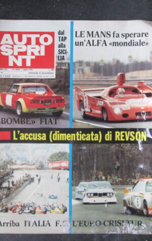AUTOSPRINT 13 1974 LE MANS FIAT ALFA ROMEO [TR1A]