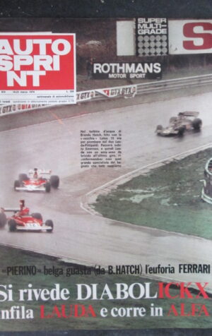 AUTOSPRINT 12 1974 ICKX LAUDA ALFA ROMEO [TR1A]