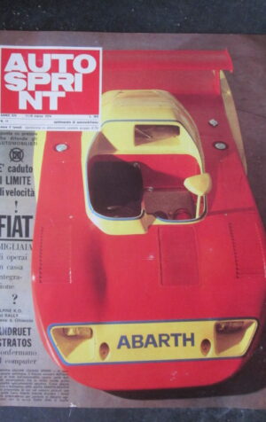 AUTOSPRINT 11 1974 FIAT ABARTH 2000 - ANDRUET STRATOS [TR1A]