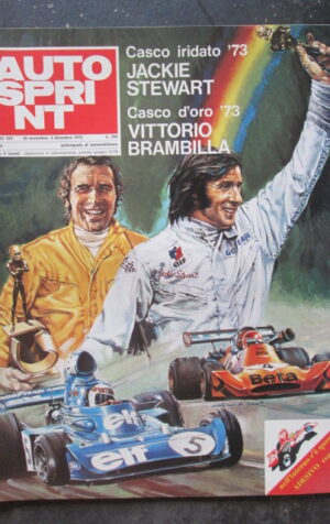 AUTOSPRINT 48 1973 CASCO IRIDATO JACKIE STEWART VITTORIO BRAMBILLA [TR1B]