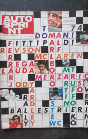AUTOSPRINT 40 1973 MICHEL LECLERE A MONZA [TR1B]