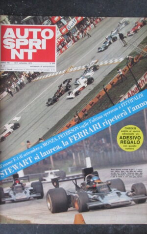 AUTOSPRINT 37 1973 PETERSON FITTIPALDI STEWART FERRARI [TR1B]