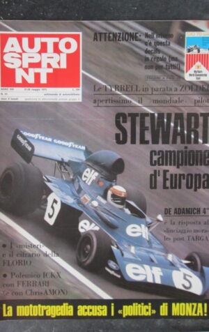 AUTOSPRINT 21 1973 STEWART ICKX FERRARI [TR1B]