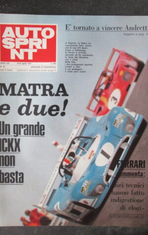 AUTOSPRINT 16 1973 MATRA ICKX FERRARI [TR1B]